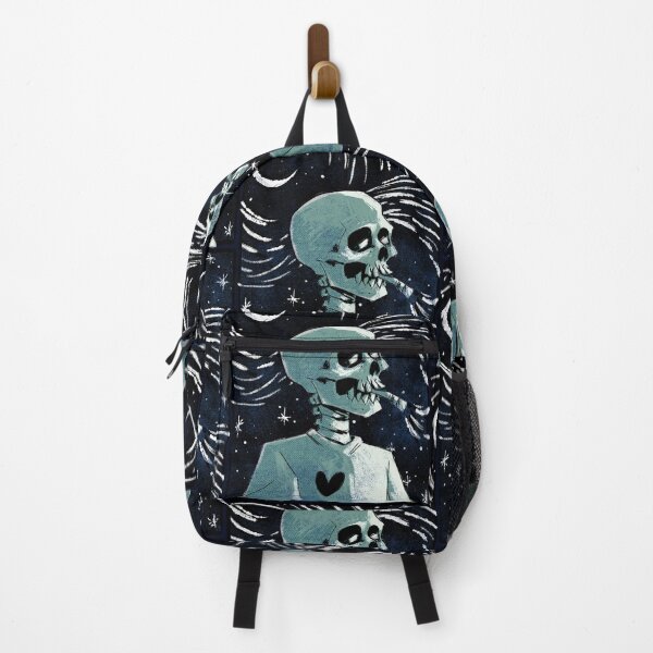 Item preview, Smoking Skull, Blue designed and sold by skull3bones.
