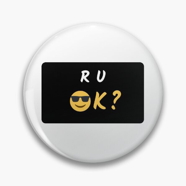 Item preview, R u Ok? Are you okay? Cool Emoji designed and sold by nimitkhurana.