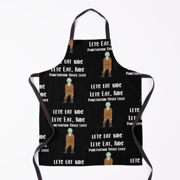 Item preview, Lets Eat Kids Punctuation Saves Lives Zombie designed and sold by Braxton Tanaka.