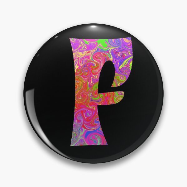 Item preview, Monogram Tie Dye Initial Letter F designed and sold by Lartheviking.