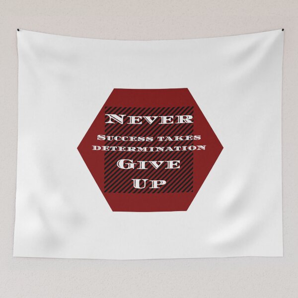 Item preview, Never Give Up designed and sold by doodle3Dandy.