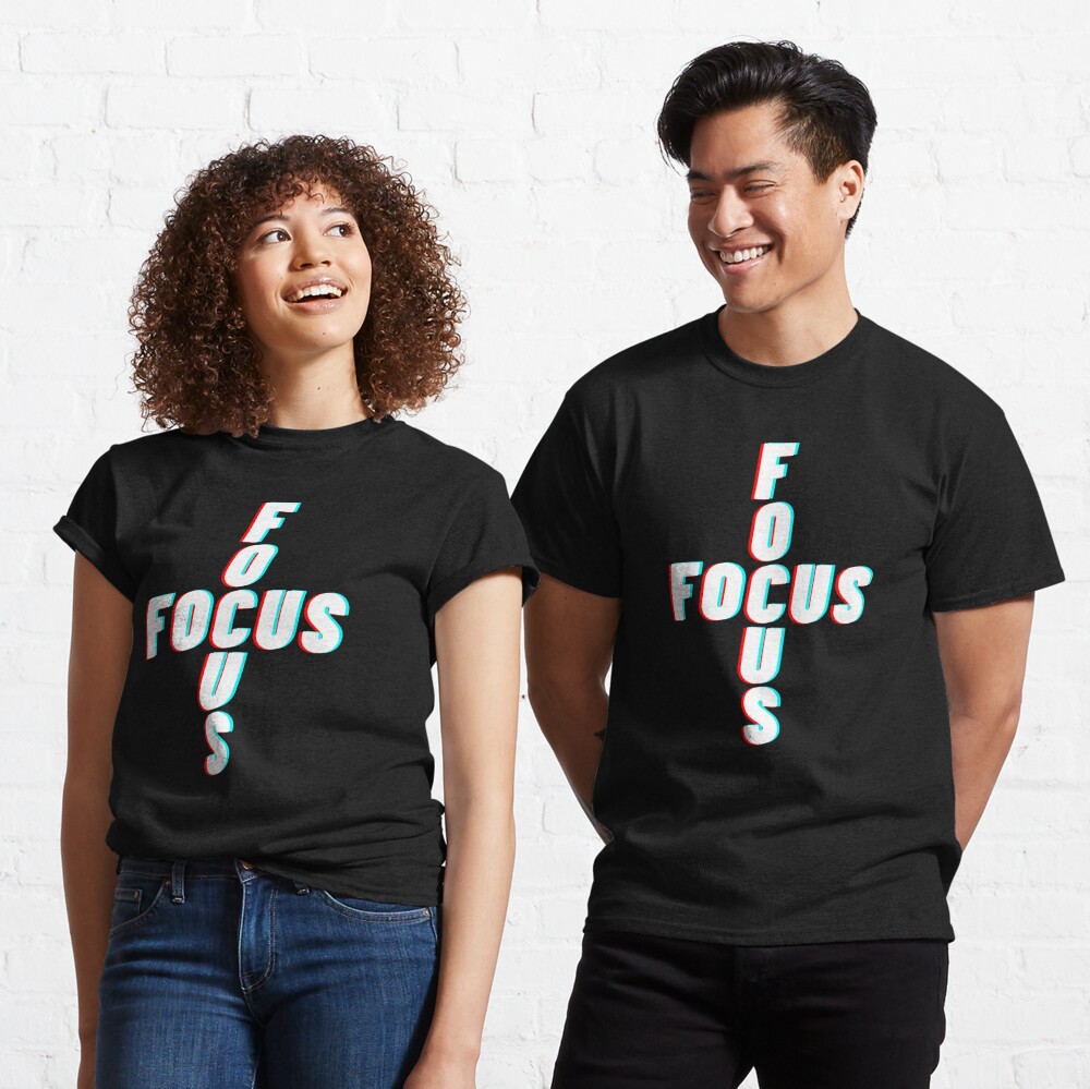 Focus Special 3D Effect Unisex T Shirt, Premium Design