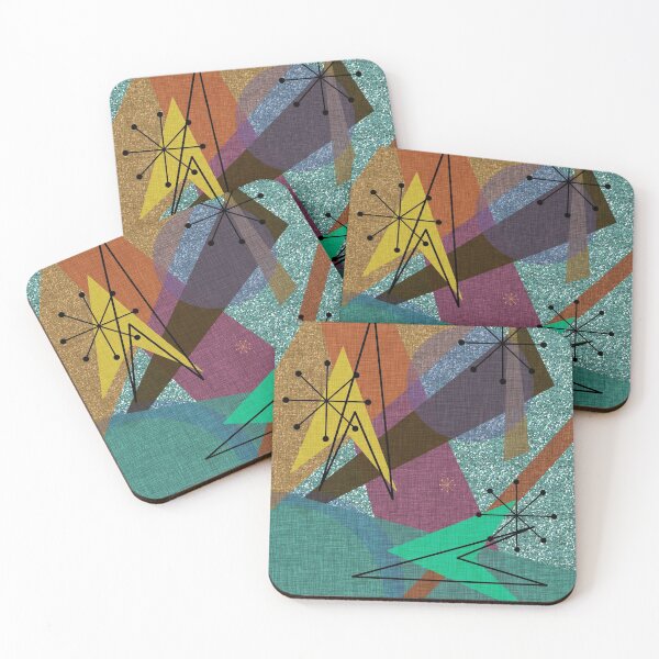 Item preview, Mid Century Modern Starbursts | Cherie's Art(c)2020 designed and sold by CheriesArt.