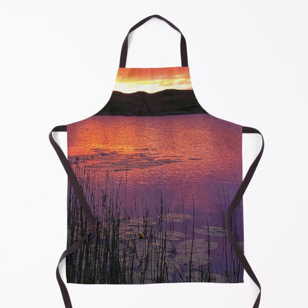 Item preview, A red sunrise shimmering over Shielswood Loch, near Ashkirk designed and sold by yourscotborders.