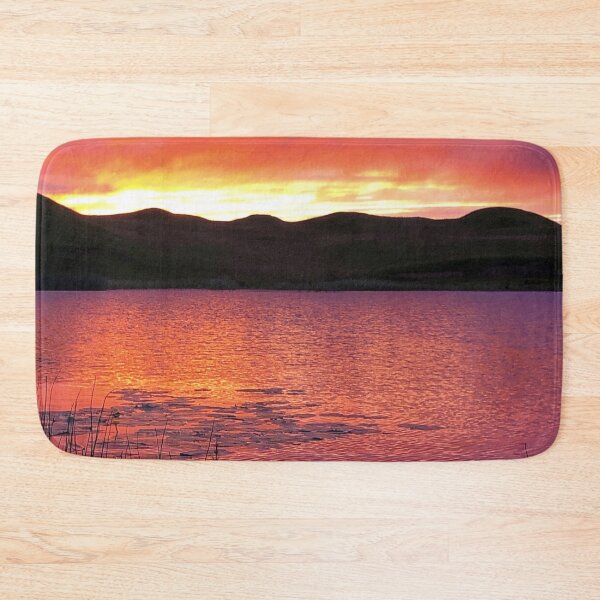 Item preview, A red sunrise shimmering over Shielswood Loch, near Ashkirk designed and sold by yourscotborders.