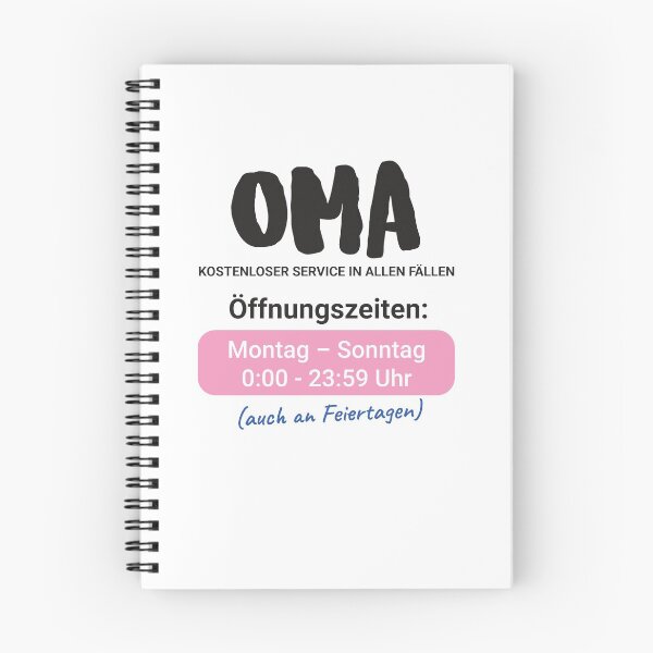 Item preview, Oma kostenloser Service in allen Fällen designed and sold by betternotes.