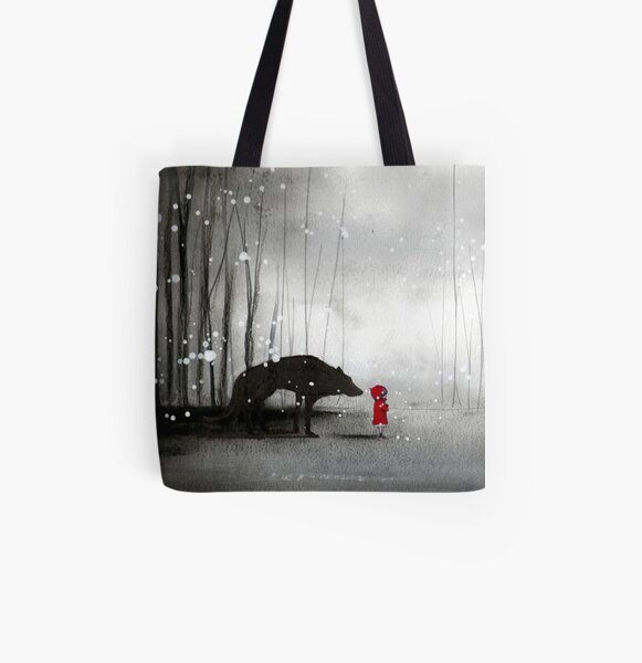 Little Red Riding Hood - In Denial All Over Print Tote Bag