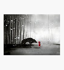 Little Red Riding Hood - In Denial Photographic Print