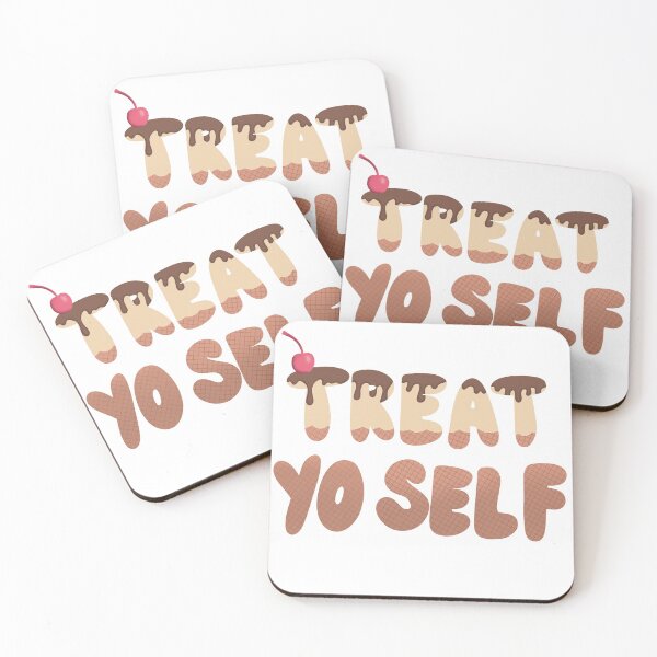 Item preview, “Treat yo self” Ice Cream Hand Lettered Design  designed and sold by MorganRenfro.
