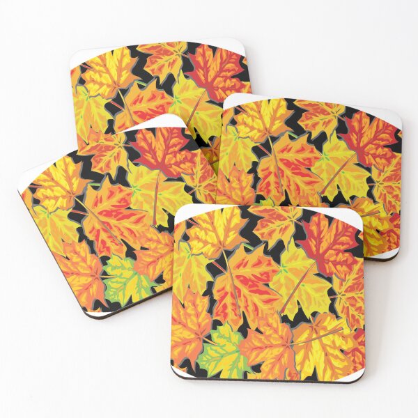 Item preview, Autumn leaves maple leaf nature designed and sold by ausgefuchst.