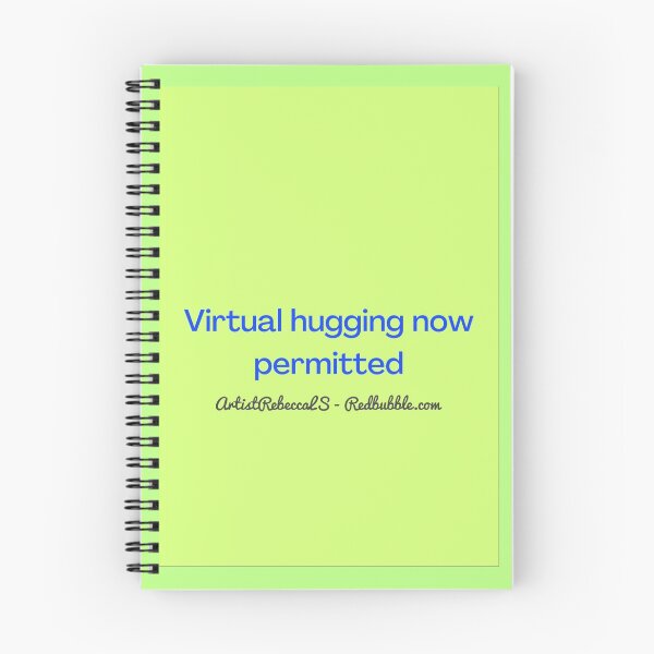 Item preview, Virtual hugging  now permitted  designed and sold by ArtistRebeccaLS.