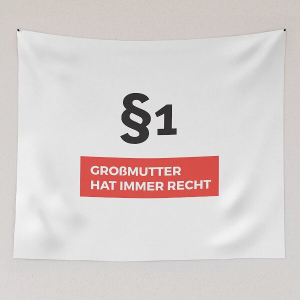Item preview, Paragraf 1 Großmutter hat immer Recht designed and sold by betternotes.