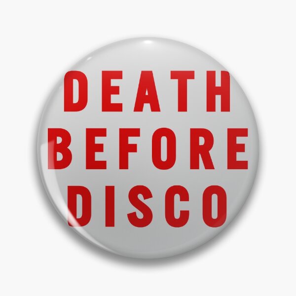 Item preview, Death Before Disco (Stripes) movie sweater statement designed and sold by Hecksploitation.