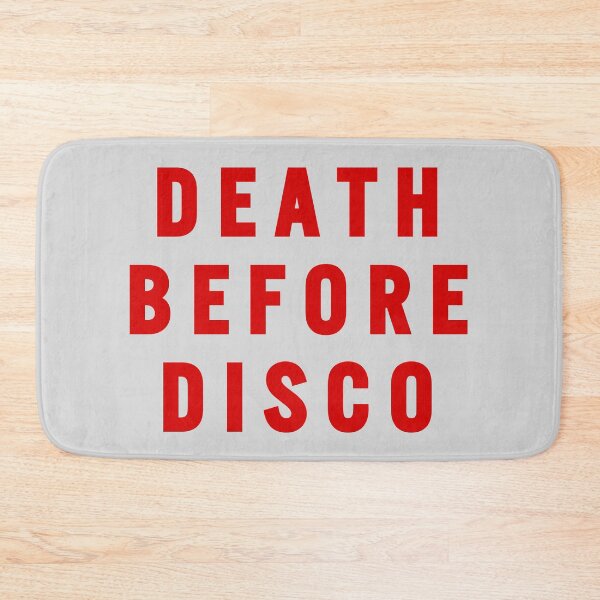 Item preview, Death Before Disco (Stripes) movie sweater statement designed and sold by Hecksploitation.