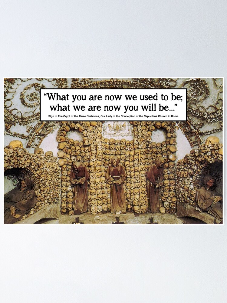 Alternate view of Memento Mori - Rome Bone Church Poster