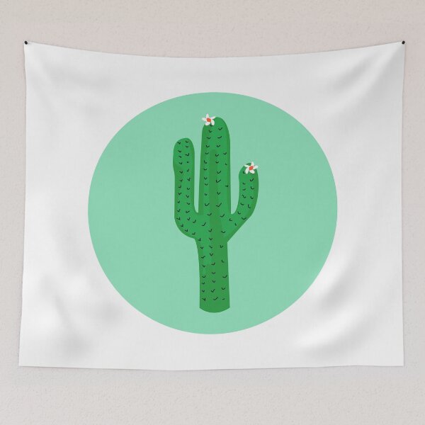 Item preview, Cactus with white flowers , desert climate , sun and sand ,cactus ideas,cactus not a hugger designed and sold by SGS-.