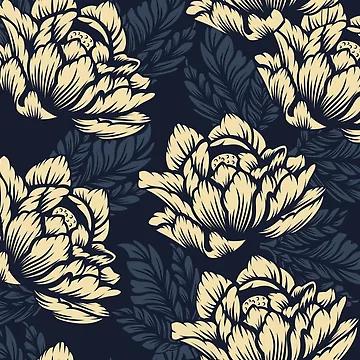 Artwork thumbnail, Seamless Floral Pattern by TSlayerMerch