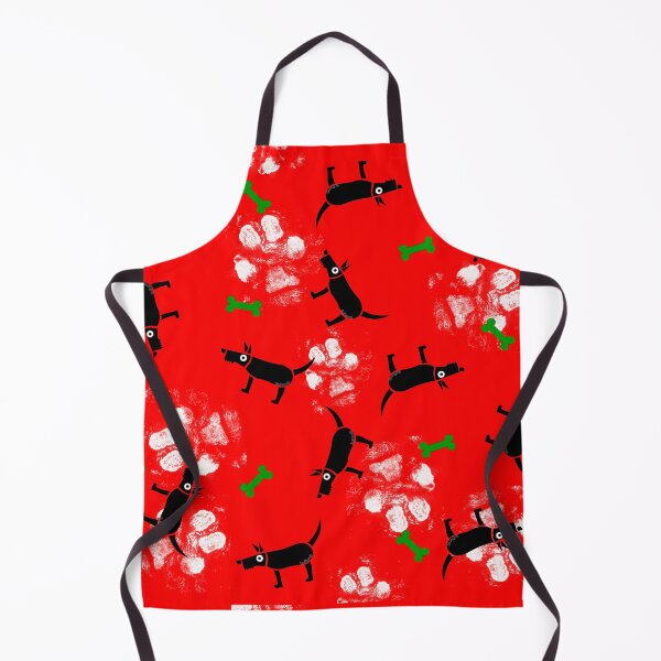 Item preview, Dogs on Paws Red and Green designed and sold by ArtwithDog.