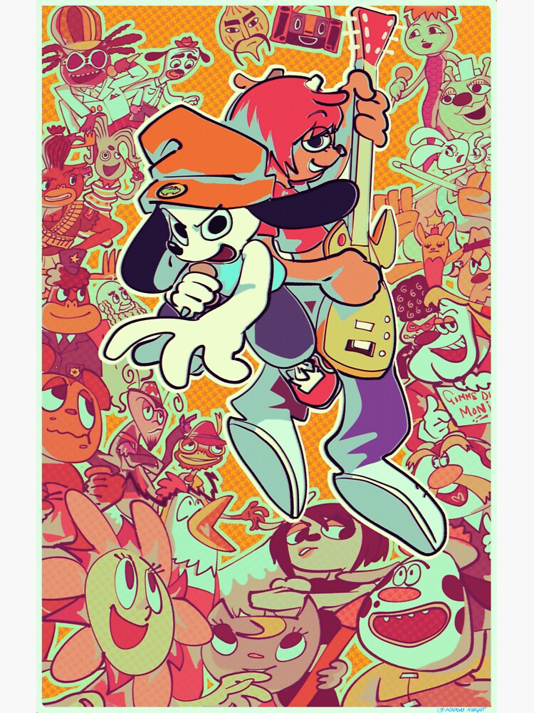 Parappa The Rapper Anime Gang 1 iPad Case & Skin for Sale by  Assassinhedgie