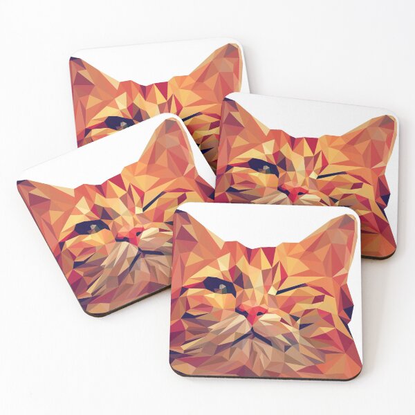 Item preview, Cat Winking (Polygon) designed and sold by TrendingMerch20.