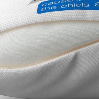 Alternate view of Funny iMessage I can't cause it's sunday and the chiefs are playing Throw Pillow