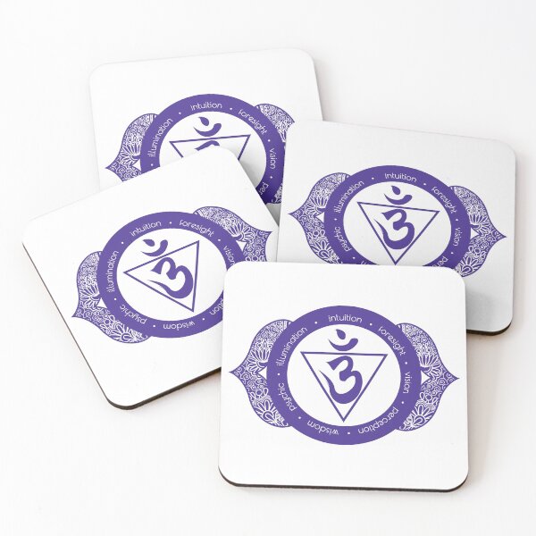 Item preview, Third Eye Chakra Mandala - 51 WBG designed and sold by chakraplaza.
