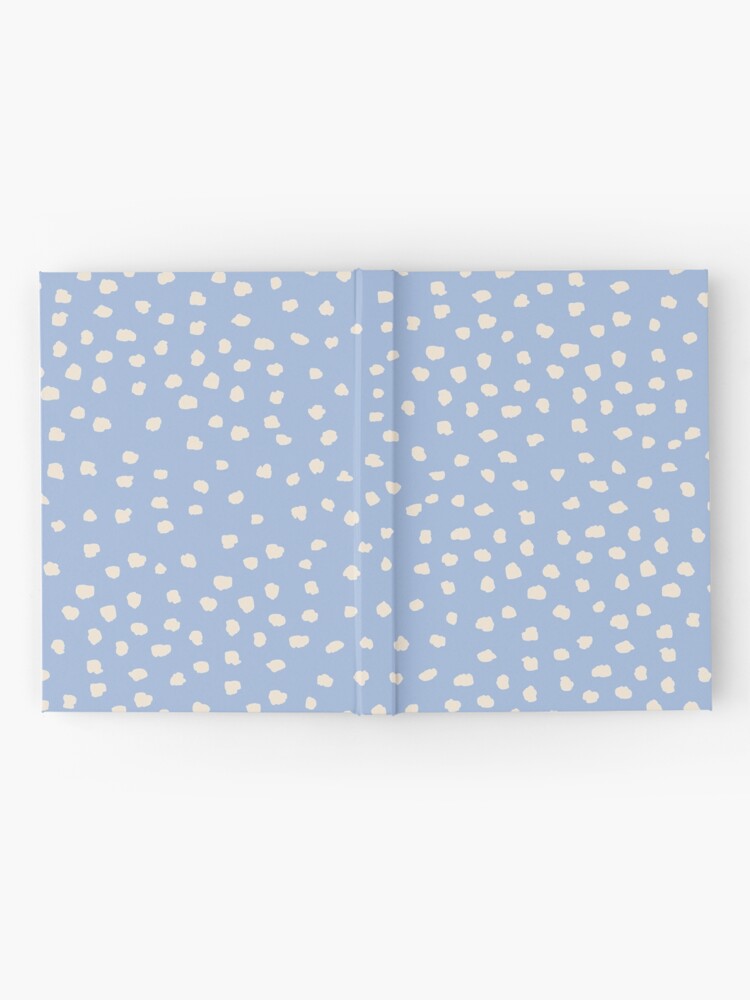 Alternate view of Buttercream Dalmatian Dots on Cerulean Blue Hardcover Journal