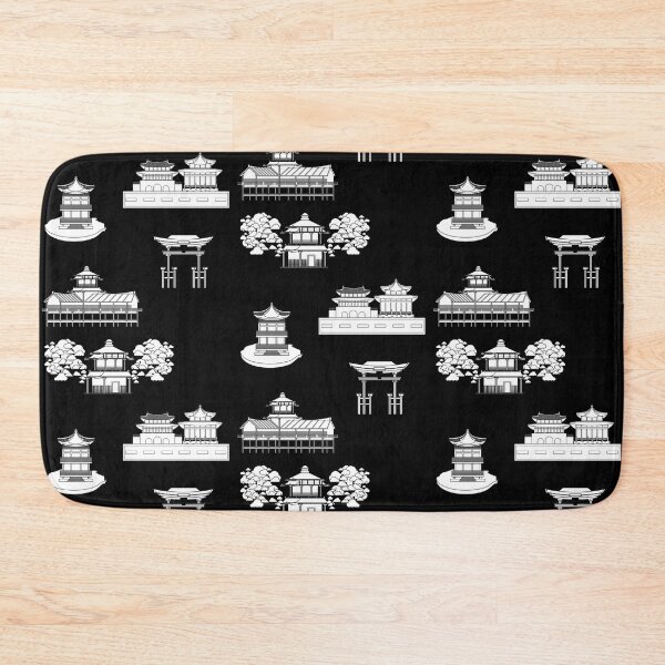 Item preview, HISTORICAL KOREAN BUILDINGS PATTERN Palaces [BUY MEDIUM OR LARGER FOR STICKER PACK] designed and sold by SugarSaint.