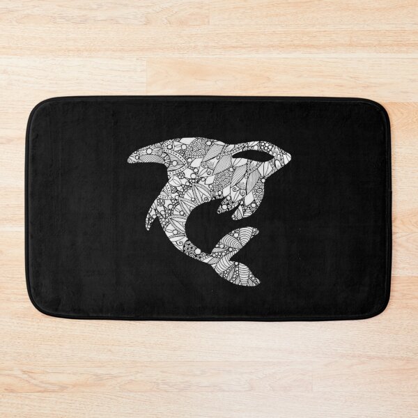 Item preview, White Mandala Orca designed and sold by Sebastian Grafmann.