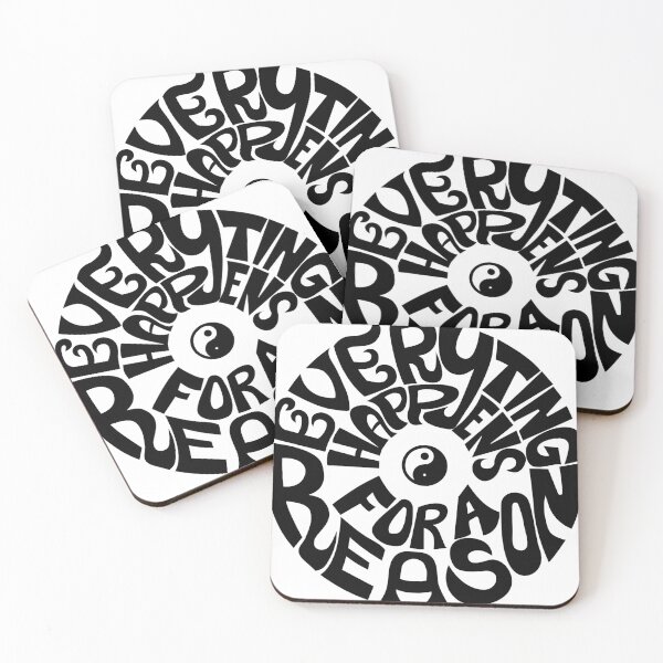 Item preview, EVERYTHING HAPPENS FOR A REASON designed and sold by ryanlewisdesign.