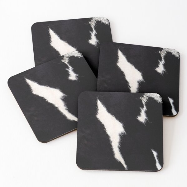 Item preview, Cow Print - Black Cow Skin Cute Cowhide designed and sold by Go-Fun.