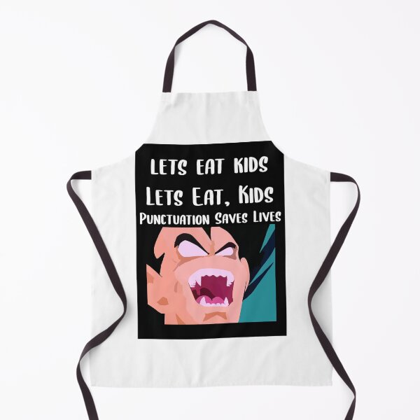 Item preview, Lets Eat Kids Punctuation Saves Lives Vampire designed and sold by Braxton Tanaka.