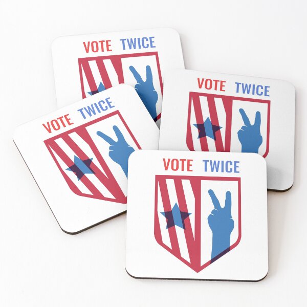 Item preview, Vote Twice designed and sold by NikStore.