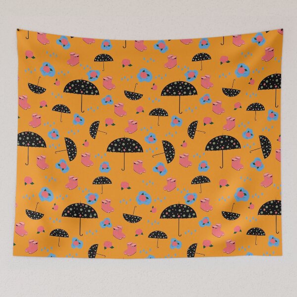 Item preview, Orange Pretty in Puddles designed and sold by StephRoche.