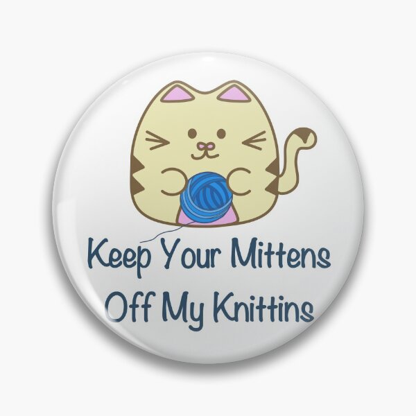 Item preview, Cute Cat Knitting Humor designed and sold by Punderstandable.