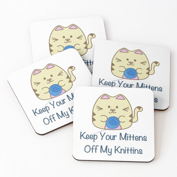 Item preview, Cute Cat Knitting Humor designed and sold by Punderstandable.