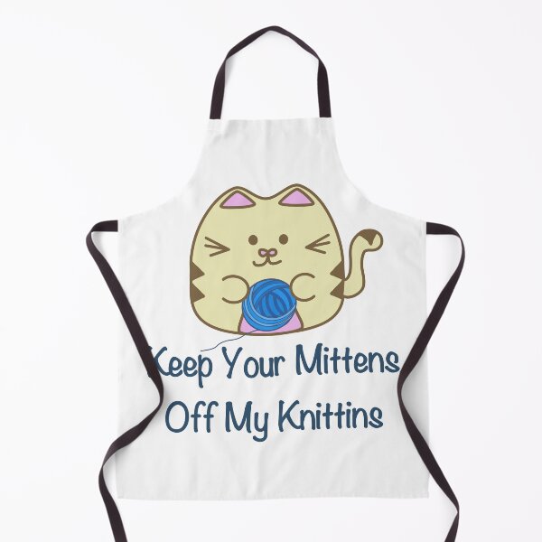 Item preview, Cute Cat Knitting Humor designed and sold by Punderstandable.