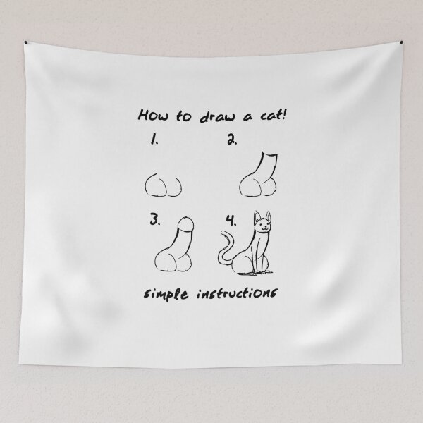 Item preview, How to draw a cat designed and sold by VicFreedomind.