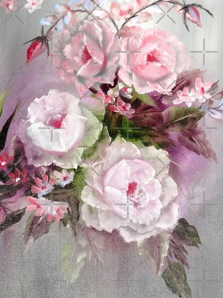 Thumbnail 4 of 4, iPhone Case, Pink Roses designed and sold by DiensDesign.