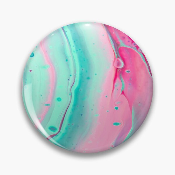 Item preview, Colorful Marble Pattern - Cute Abstract Pink and Teal Marble Texture designed and sold by Go-Fun.
