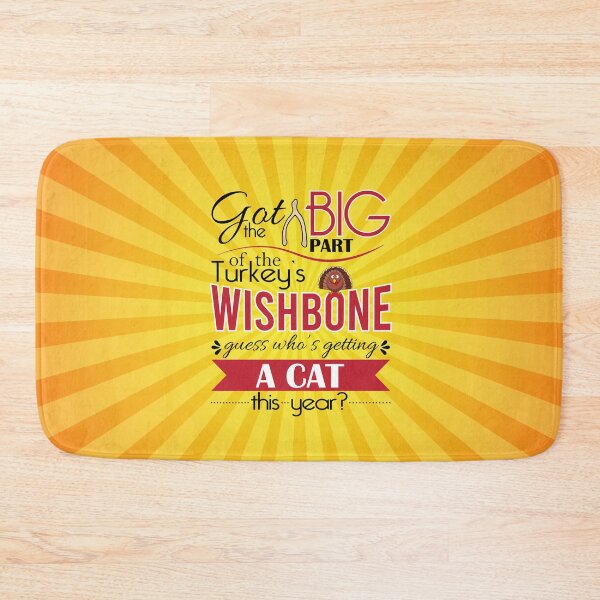 Item preview, Sunshine Wishing on Turkey's wishbone on Thanksgiving day for a cat next year designed and sold by anins-azuree.