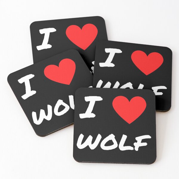 Item preview, I LOVE WOLF designed and sold by goseriesfilms.
