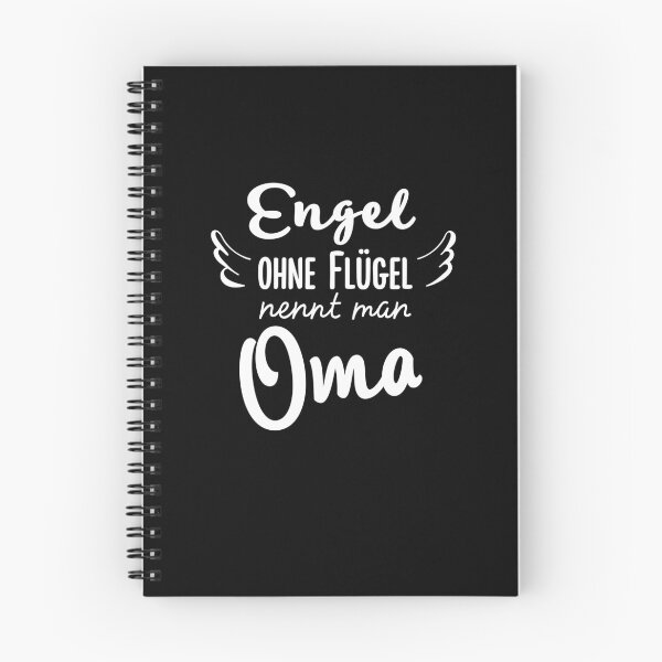 Item preview, Engel ohne Flügel nennt man Oma designed and sold by betternotes.