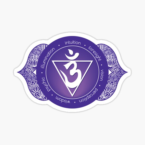 Item preview, Third Eye Chakra Mandala - 51 PWBG designed and sold by chakraplaza.