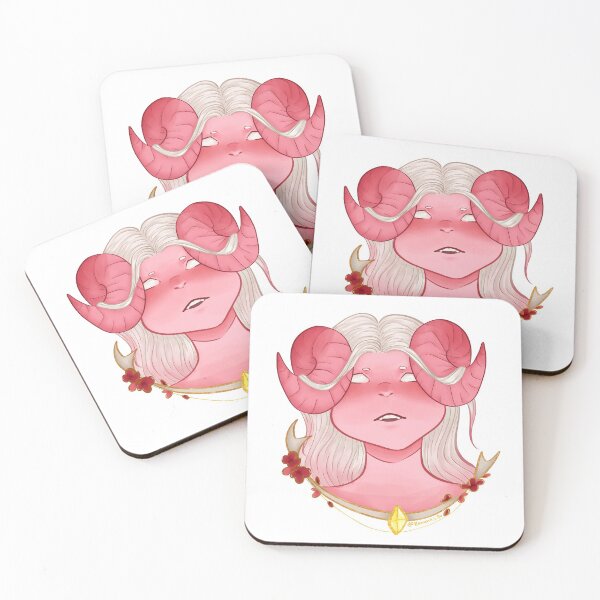 Item preview, Pink tiefling designed and sold by Hannanas-0o.