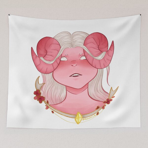 Item preview, Pink tiefling designed and sold by Hannanas-0o.