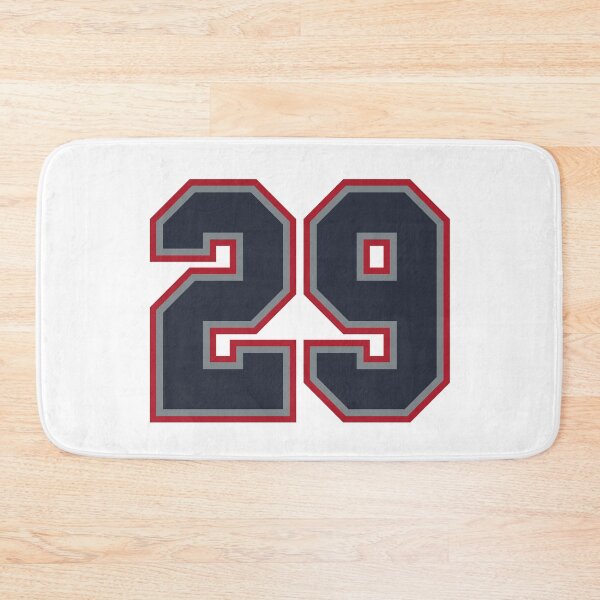 Item preview, 29 Navy Grey Red Sports Number Twenty-Nine designed and sold by HelloFromAja.