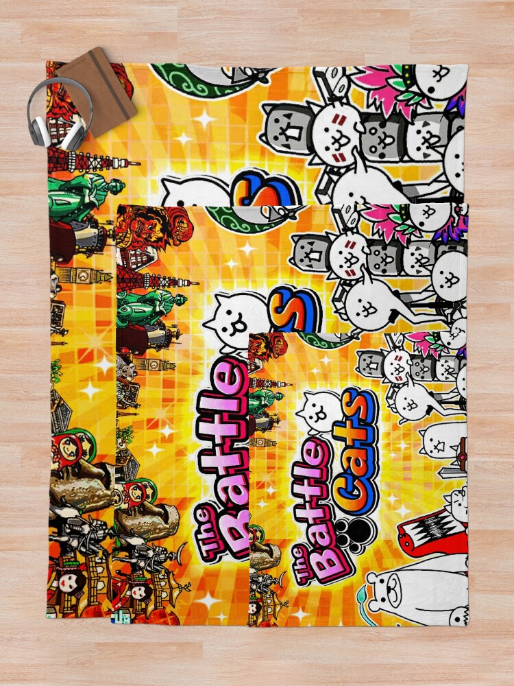 Discover Battle Cats Throw Blanket