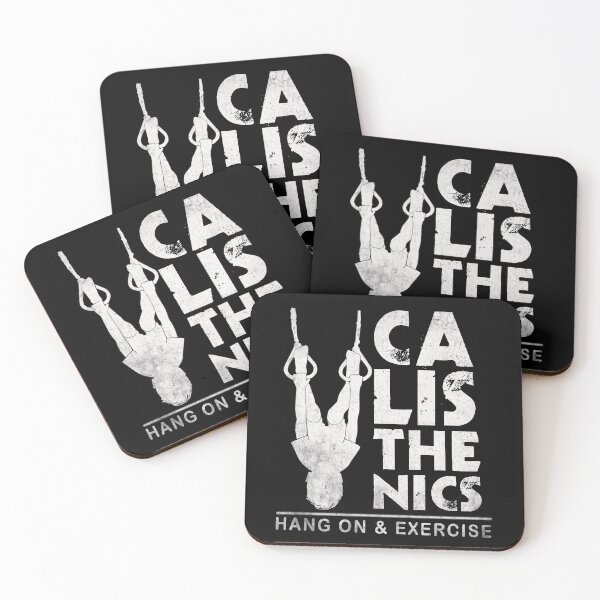 Item preview, Funny Calisthenics exercise quote designed and sold by mederDESIGNS.