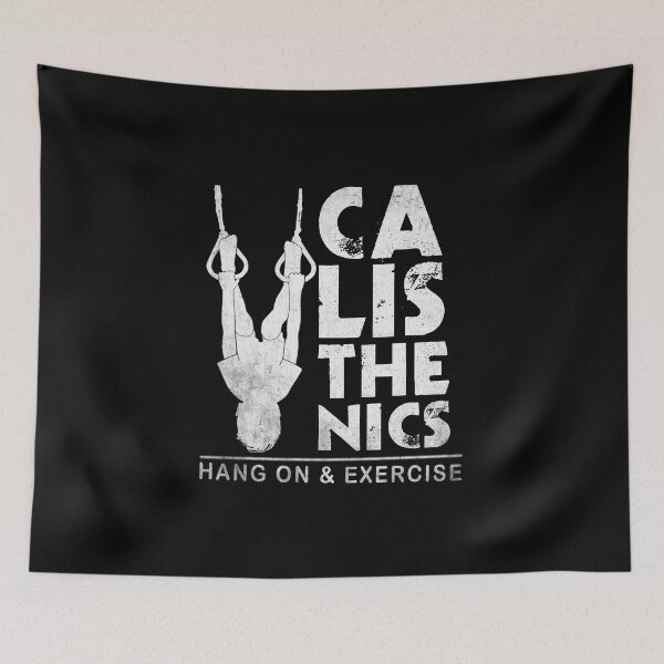 Item preview, Funny Calisthenics exercise quote designed and sold by mederDESIGNS.